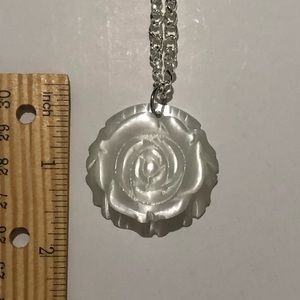 White flower necklace